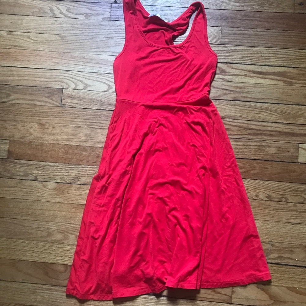 Red dress